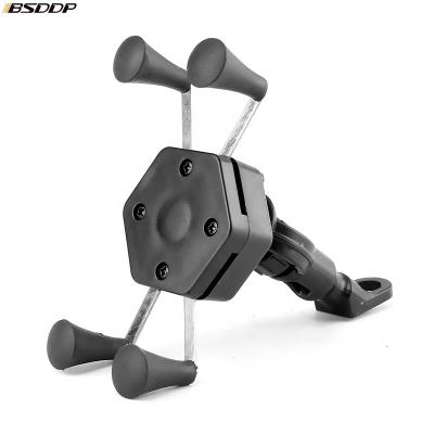 China Universal BSDDP RH-G01014 Bicycle Phone Holder Mount Bike Motorcycle Plastic Mount Mobile Cell Phone Gps Stand Handlebar for sale