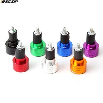 China Universal Modified Colorful Metal Motorcycle Accessories Handle Balance Plug Anti-Drop Tap Plug for sale