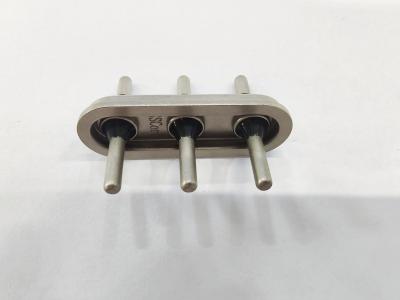 China 30A 600V Tempered Steel Hermetic Single Seal Terminals with Electroless Nickel Coating for sale