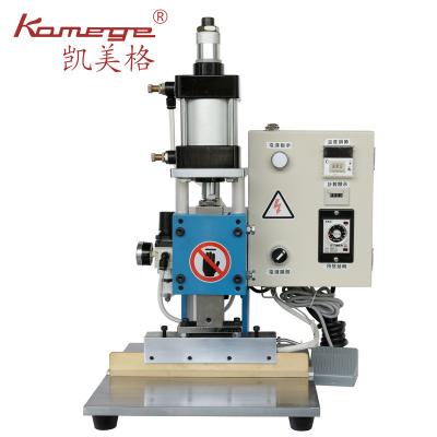 China Garment Shops Kamege XD-333 Pneumatic Leather Crimping Machine For Leather Wallet for sale