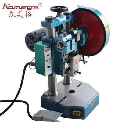 China Garment Shops Kamege XD-366 Punching Machine 1 Ton Metal Foot Pedal Control Electric Pressing For Leather Belt Making Machine for sale