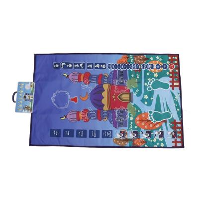 China Stain Resistant Muslim Educational Interactive Electronic Prayer Mat For Kids for sale