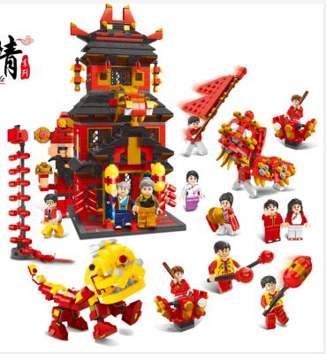 China Selling DIY TOY Building Blocks Legaoing Hot Produce Chinese Street Toys for sale