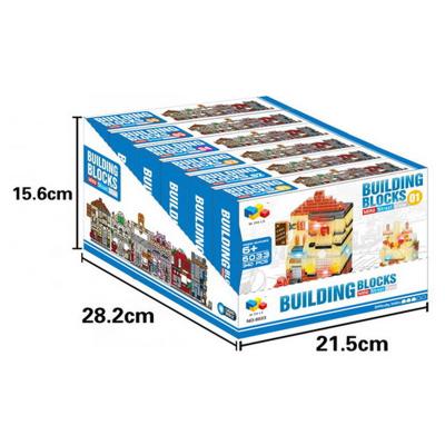 China DIY TOY Mini Street View With Light Building Block Series 6033 for sale