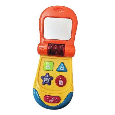 China Beautiful Musical Musical Mobiles and Lights Baby Clamshell Phone for sale