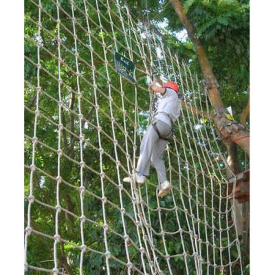 China High Quality Polyester Kids / Adult Playground Outdoor Climbing Nets Durable Polyester Rope Net for sale