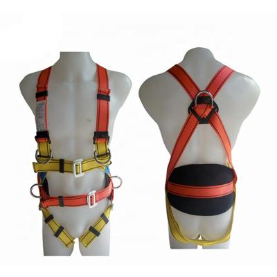 China Tractel protective equipment with adjustable 10-point harness and seat belt for sale