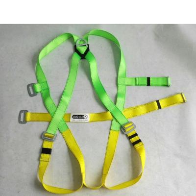 China Adjustable 4 Point Full Body Harness Body Safety Harness For Climbing And Tree Climbing Equipment for sale