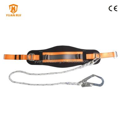 China High Tenacity Working Safety Posture Belt / Safety Rope With Hooks for sale