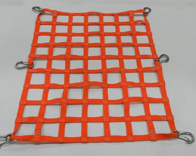 China With Heavy Duty Loops Polyester Bungee Cargo Net Webbing Netting for sale