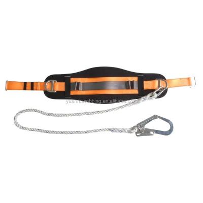 China Haalf Safety Harness Belt and Safety High Tensile Rope with 2 D-Clips and Molle Protection for sale