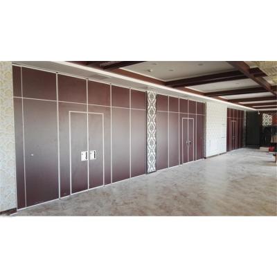 China Durable And Easy To Use Exterior Leather Partition Doors Gym 100Mm Sound Insulation Wood Partition for sale