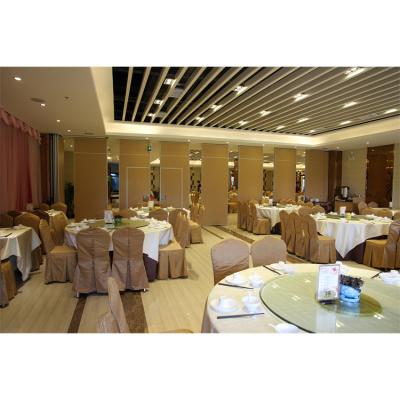 China Durable And Easy To Use Cheap Exterior Partition Banquet Hall 65Mm MDF Raw Wall Dividing Material for sale