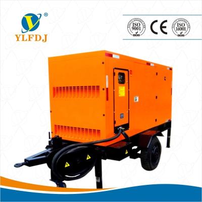 China 150kva / 120kw Trailer Type Diesel Generator Powered By DCEC Cummins Engine YLGF-120T for sale