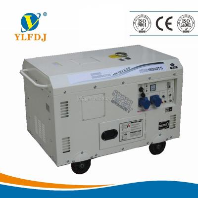 China 10kva diesel generator with ATS.Full copper alternator KDE15000T for sale