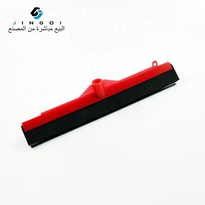 China Sustainable Household Cleaning Double Face Floor Wiper Plastic EVA Rubber Squeegee Cleaning Brush Wiper for sale