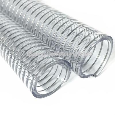 China Pvc Pvc Coated Spiral Reinforced Steel Wire Spring Duct Hose Flexible Hose for sale