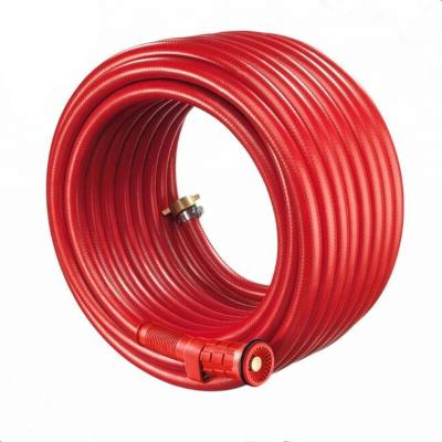 China PVC 1.5 Inch Canvas 8Bar Fighting PVC Lining Plastic Fire Hose Reel Hose for sale