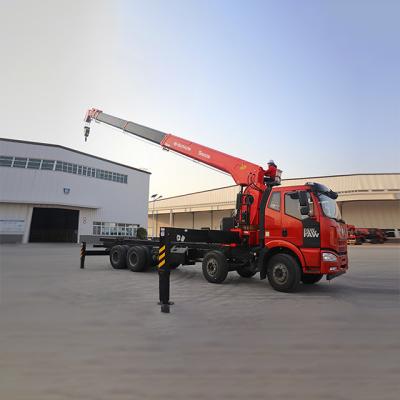 China TRUCK CRANE Factory Direct Sale Hexagonal Boom Cranes Hydraulic Truck Mounted Cranes Single Arm Hook Crane for sale