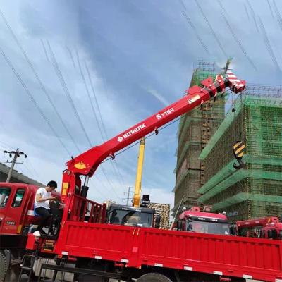 China TRUCK CRANE Factory Direct Sale Telescopic Boom Crane Untuk Dijual Hydraulic Crane For Telescopic Truck Hook Crane for sale