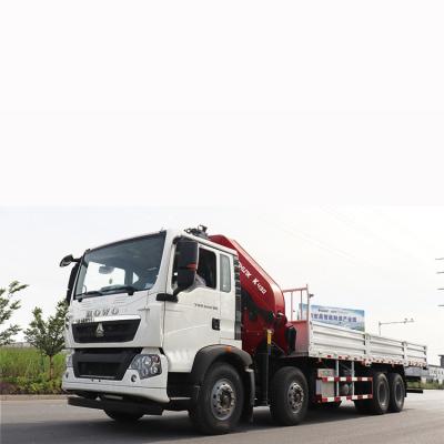 China Durable TRUCK CRANE imported hydraulic crane comes standard with large torque slewing reducer with truck crane for sale