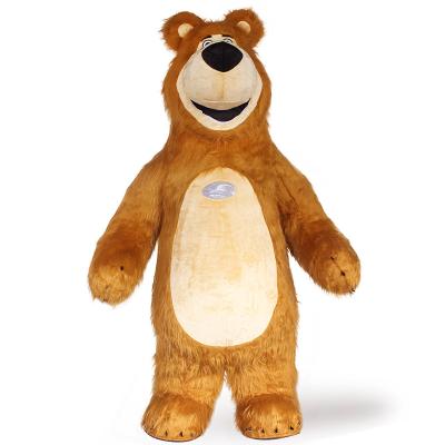 China NEW Inflatable Masha Bear For Adult Anime Cosplay Teddy Bear Mascot Costume Customize for sale