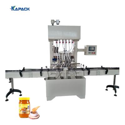 China Food Ka Packing Factory Price Chili Sauce Paste Filling And Filling Packing Machine Screwing Line for sale