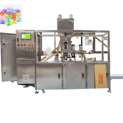 China HOT Water Soluble Food KAPACK PVA Film Laundry Detergent Pods Packaging Machine Manufacturer for sale