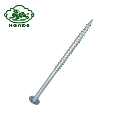 China Steel Ground Screw Pole Anchor For Solar Racking System for sale