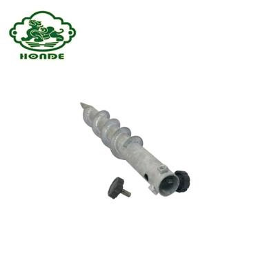 China Steel Hot Dipped Galvanized Ground Screw Post Anchor For Fence for sale