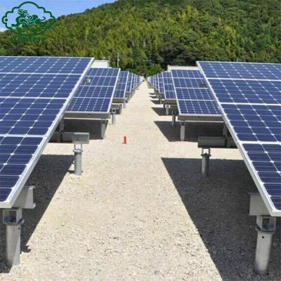 China Framed Or Frameless Aluminum Structure Rail Ground Screw Solar Panel Mounting Post Anchor for sale