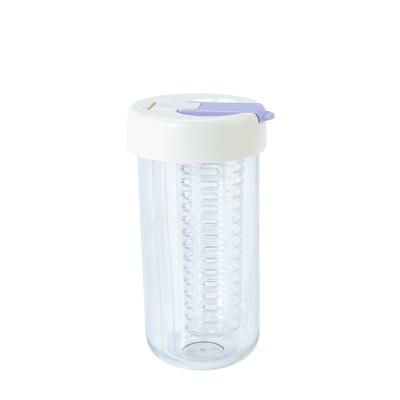 China Fascinating 500ml high quality plastic durable plastic cup with straw and unique leak proof sealed water cup bottle for sale