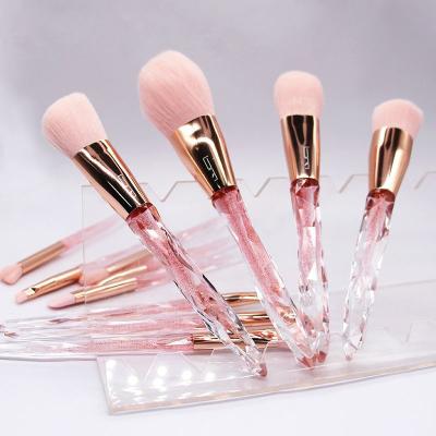 China Hot Sales Reusable 12sets Makeup Brush High End Rhinestone Diamond Makeup Brush Sets For Ladies Girls Gift for sale