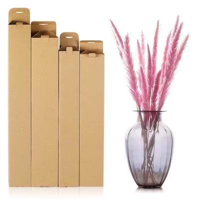 China Hot Sale Home Decor Amazon Custom Made Pampas and Flower Box Bouquet Dried Natural Reeds Dried Small Pampas Grass for Wedding Decorations for sale