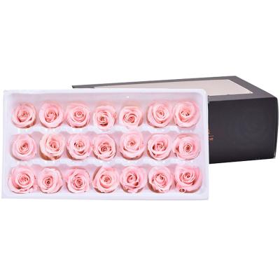 China Fashional Taoxi 2022 Gift Hot Selling Grade Natural Preserved Rose Head For Gift Box Decoration for sale