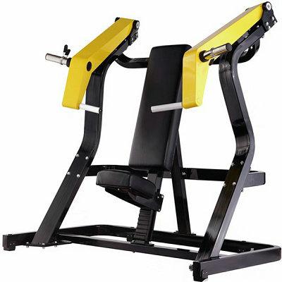 China Commercial Bodybuilding Flat Loaded Fitness Gym Equipment Hammer Strength Training Incline Chest Press Machine for sale