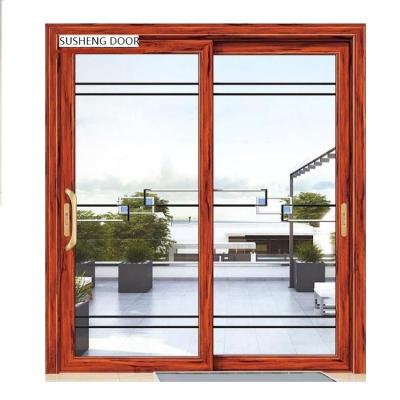 China sound insulation sound insulation and moisture proof aluminum glass interior door for living room office apartment for sale