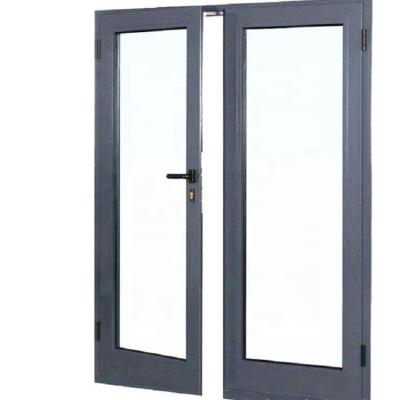 China Fire protection waterproof anti-theft solid steel glass door for warehouse farm entrance for sale