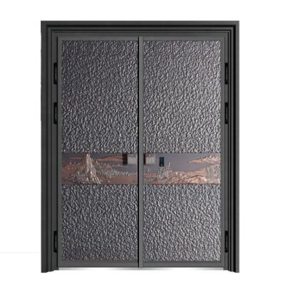 China Bulletproof Cast Aluminum Entry Door for sale