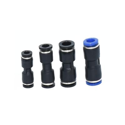 China OD 8mm Pneumatic Tube Fitting Air Connector One Touch In Fit Equal for sale