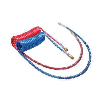 China Red and Blue Nylon Wrapped Line Set Reel Brake Trailer Truck Air Set, 15' Length; 1 X12