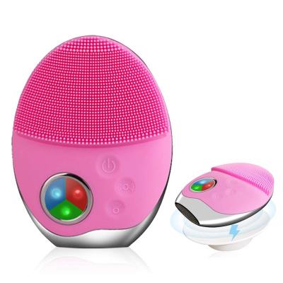 China Private Label Pink Sonic Vibration Silicon Deep Cleansing Inductive Deep Cleansing Inductive Filling Massage for sale