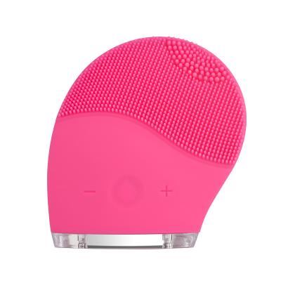 China Private Label Pink Sonic Vibration Silicon Deep Cleansing Massager for sale