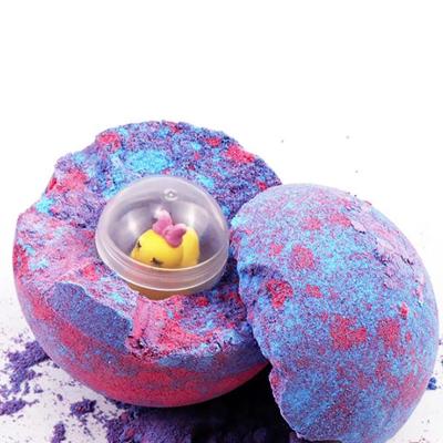 China OEM Mixed Children's Bubble Color Bath Ball Toy Explosive Bath Salt 100g E2017000001 for sale