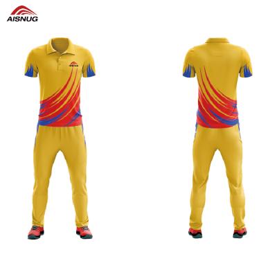 China Newest Design Cricket Jersey Full Sleeve Sports Team Spandex Colored Custom Cricket Polyester + Sleeve Tank Top for sale