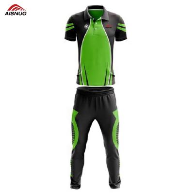 China Polyester + Spandex Australia Custom Design Cricket Jersey Cricket Kit Online Design Uniforms for sale