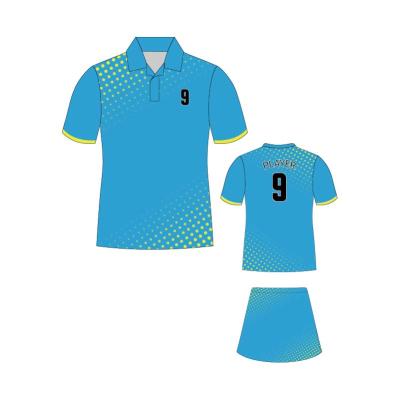 China RIMS OEM Service Breathable Custom Printing Polyester Sublimation Kids Tennis Wear for sale