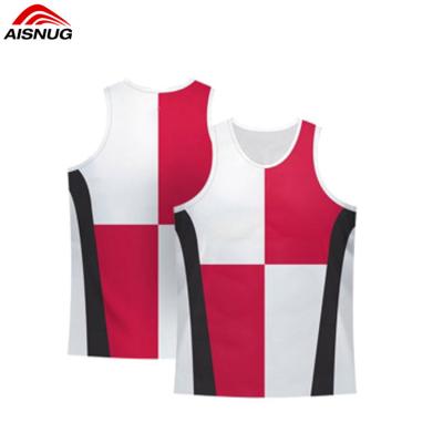 China QUICK DRY Breathable Training Singlets Reversible Customize Sportswear Sublimated Ribbed Women's Gym Singlets for sale