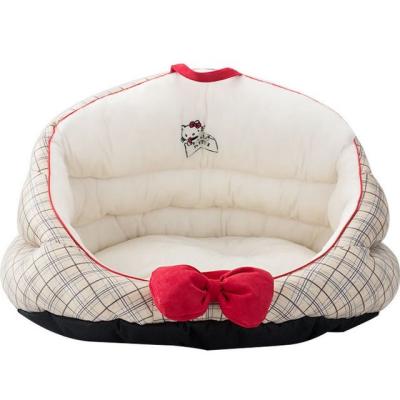 China New Fashion Breathable Soft Comfortable Soft Velvet Deerskin Layer Durable Dog Bed Wholesale for sale