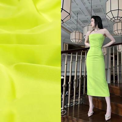 China Stretch Factory High Quality 92% Wrinkle Resistant Breathable 8% Polyester 50D*50D+20D Elastane Silk Satin Fabric For Dresses for sale